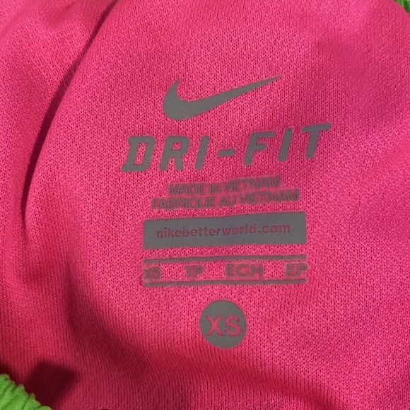 Nike Dri-Fit Tempo Pink and Green Shorts Size Adult XS NWOT - Picture 3 of 5
